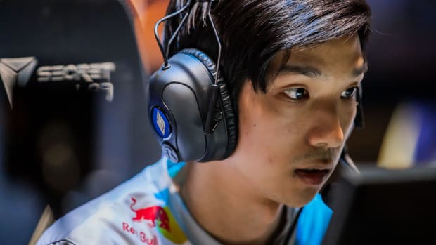 Robert “Blaber” Huang of Cloud9 competes during the 2023 LCS Spring Finals at the PNC Arena on April 9, 2023. (Photo by Reece Martinez/Riot Games)